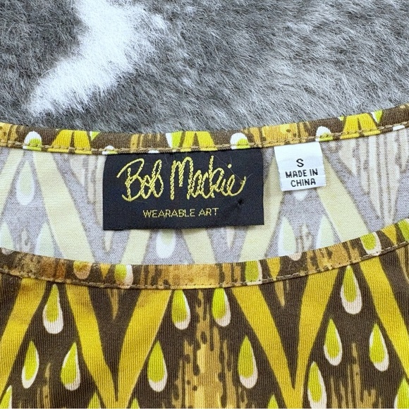 Bob Mackie Peacock Feather Blouse - Picture 3 of 10